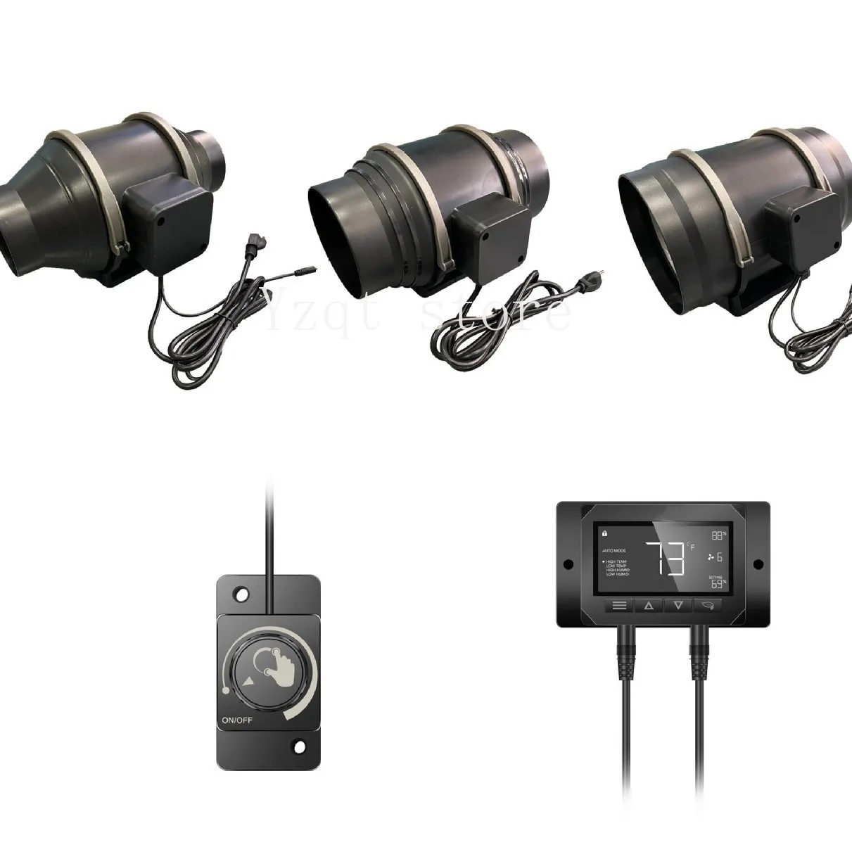 240V 4/6 inch knob speed control pipe fan carbon can filter sleeve 
240V 4/6 inch knob speed control pipe fan carbon can filter sleeve