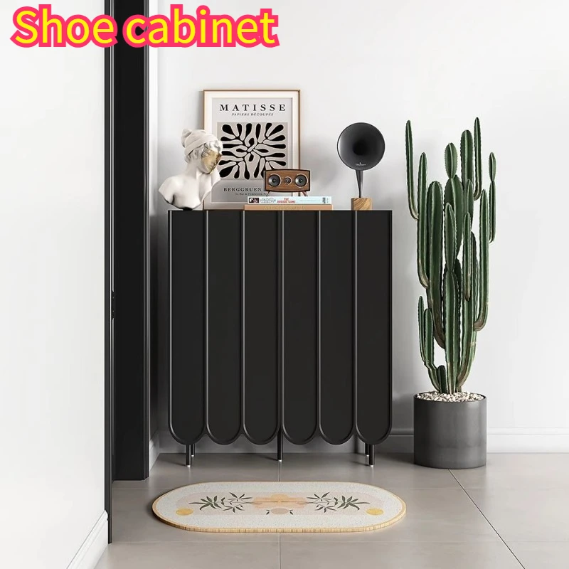 Retro Shoe Cabinet Household Use Doorway Ultra Thin Login Entrance Cabinet Sense of Luxury Modern Light Luxury Storage Locker
Retro Shoe Cabinet Household Use Doorway Ultra Thin Login Entrance Cabinet Sense of Luxury Modern Light Luxury Storage Locker