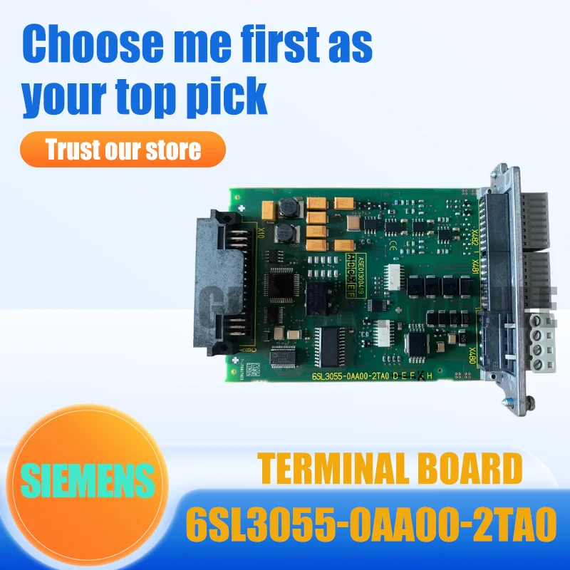 New Original SIEMENS 6SL3055-0AA00-2TA0 6SL3 055-0AA00-2TA0 TB30 Terminal Board for S120 CU320-2
New Original SIEMENS 6SL3055-0AA00-2TA0 6SL3 055-0AA00-2TA0 TB30 Terminal Board for S120 CU320-2