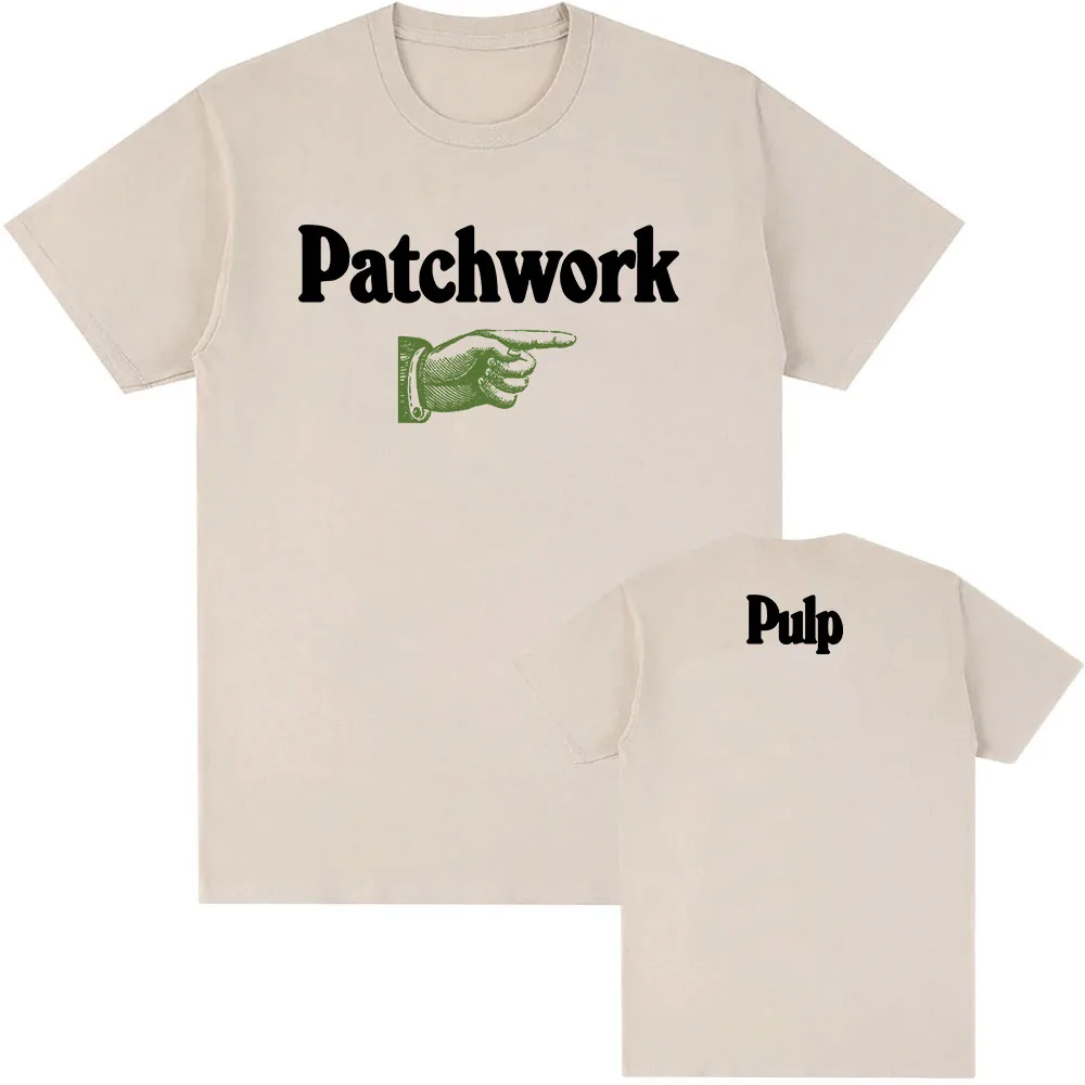 Patchwork This Way Ecru T-Shirt Men Clothing Pulp Band Fashion Printing Tshirts Summer Cotton Short Sleeve T Shirt Hip Hop Tees
Patchwork This Way Ecru T-Shirt Men Clothing Pulp Band Fashion Printing Tshirts Summer Cotton Short Sleeve T Shirt Hip Hop Tees