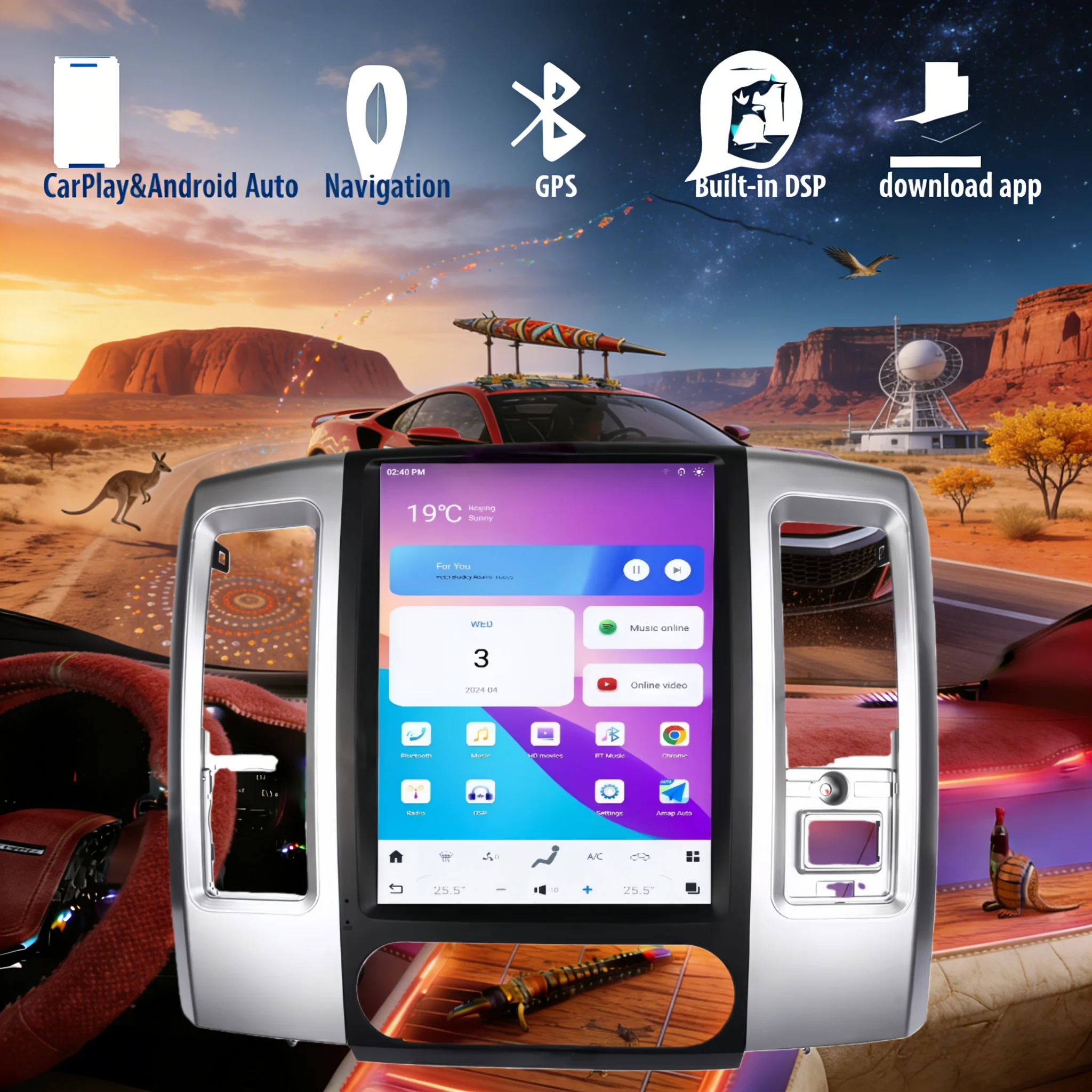 Мультимедийный стереоплеер X 12,1 дюйма CarPlay Auto Android 14, для Dodge RAM 1500 2500 2008 2009-2012, экран, автомобильное радио, GPS, головное устройство
Мультимедийный стереоплеер X 12,1 дюйма CarPlay Auto Android 14, для Dodge RAM 1500 2500 2008 2009-2012, экран, автомобильное радио, GPS, головное устройство