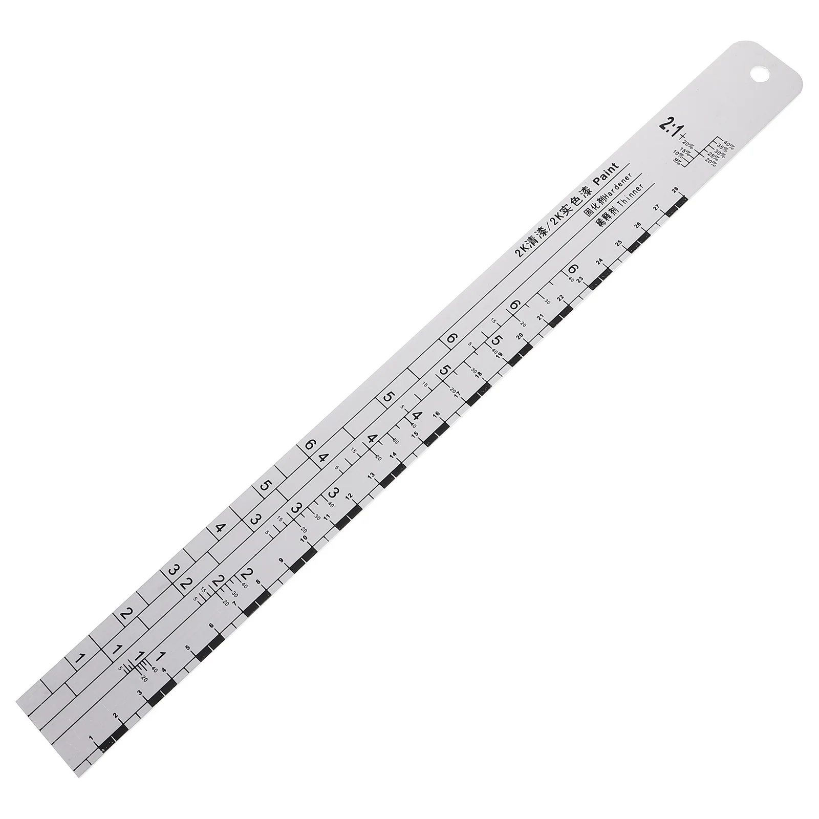 Stainless Steel Paint Mixing Ruler Graduated Scale For Accurate Paint Ratio Measuring Stirring Tool Automotive Refinishing
Stainless Steel Paint Mixing Ruler Graduated Scale For Accurate Paint Ratio Measuring Stirring Tool Automotive Refinishing