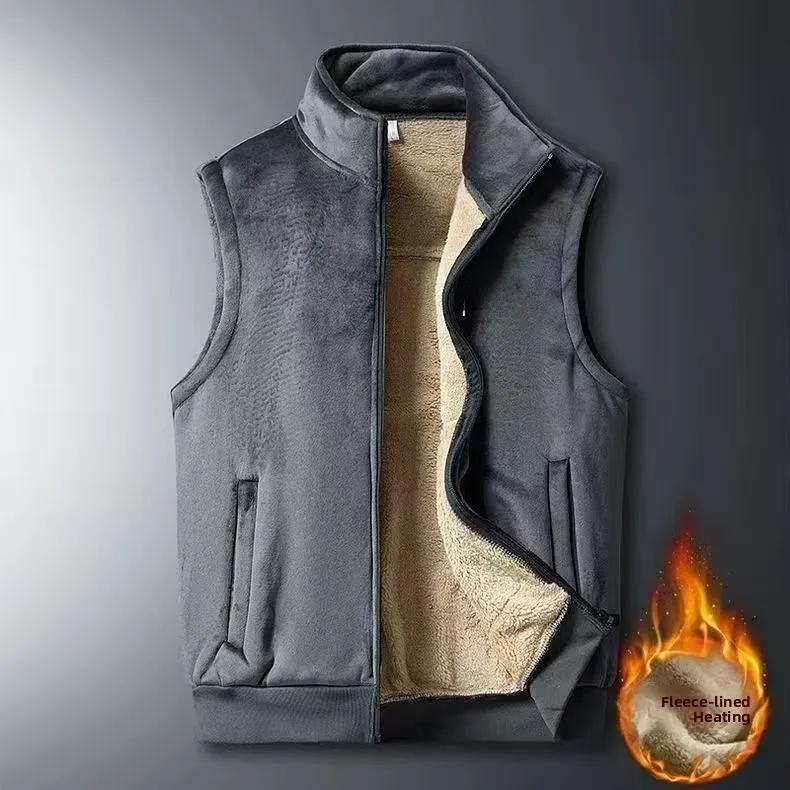 Lamb Velvet Jacket Women's Winter New Thickened Warm Commuter Style Zipper Closure Polyester Fiber Vest Coat
Lamb Velvet Jacket Women's Winter New Thickened Warm Commuter Style Zipper Closure Polyester Fiber Vest Coat