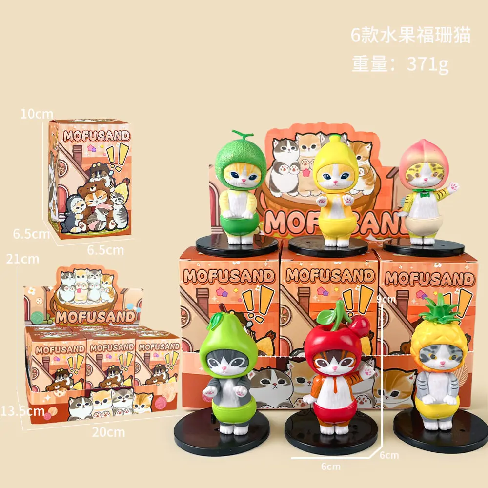  6pcs Mofusand Shark Cat Figure Fruit Costume Set Anime Cartoon Cute Pvc Collectible Model Doll Desktop Decor Ornament Gift
6pcs Mofusand Shark Cat Figure Fruit Costume Set Anime Cartoon Cute Pvc Collectible Model Doll Desktop Decor Ornament Gift