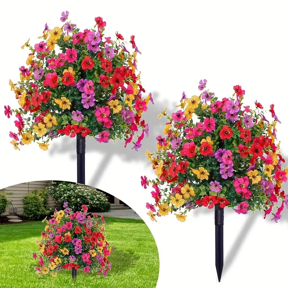 DIY Plastic Violet Bouquet Eucalyptus Flower Man Fake Violet Ground Pile Courtyard Art Simulation H1620-48.1
DIY Plastic Violet Bouquet Eucalyptus Flower Man Fake Violet Ground Pile Courtyard Art Simulation H1620-48.1