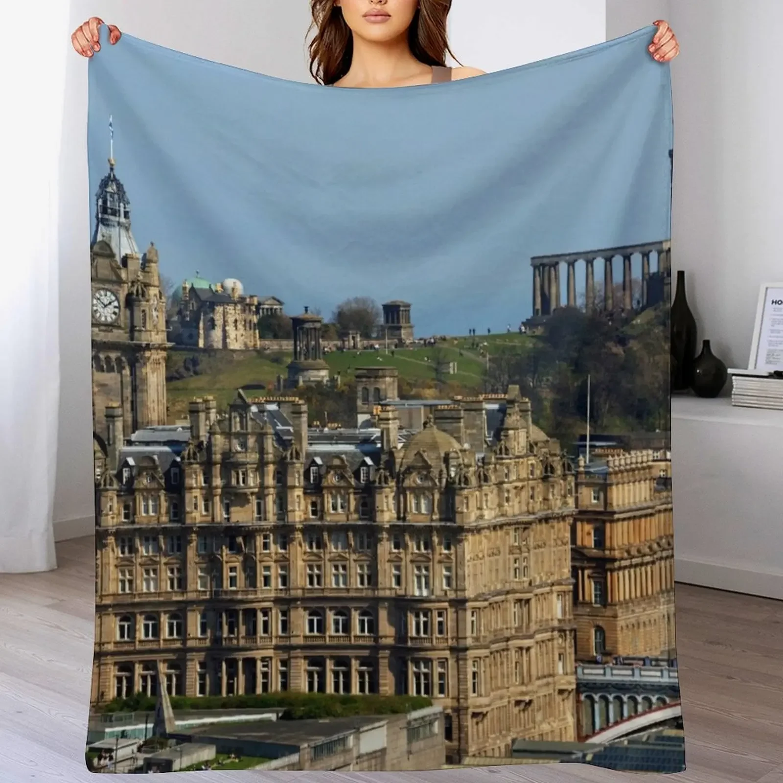The Balmoral Hotel from the Castle Throw Blanket Long Lasting Soft Plush Blanket for Daily Use
The Balmoral Hotel from the Castle Throw Blanket Long Lasting Soft Plush Blanket for Daily Use
