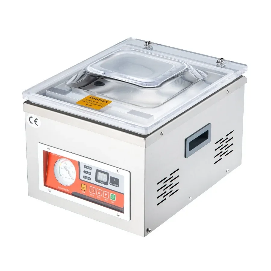 Chamber Vacuum Sealer DZ260A 6.5 m h Pump Rate Excellent Sealing Effect with Automatic Control 110V Kitchen Packaging Machine
Chamber Vacuum Sealer DZ260A 6.5 m h Pump Rate Excellent Sealing Effect with Automatic Control 110V Kitchen Packaging Machine