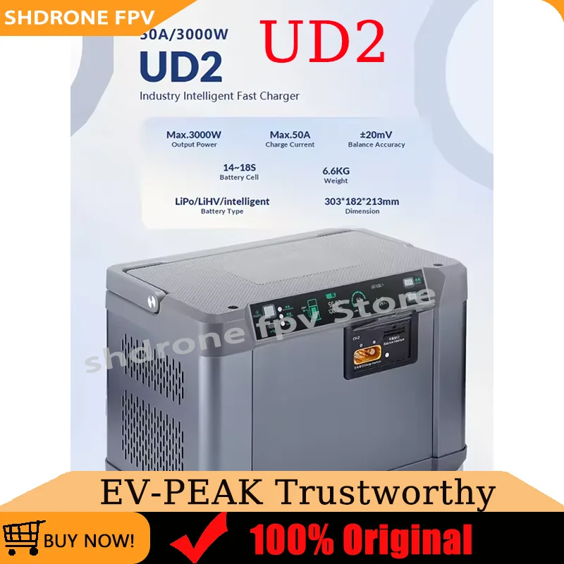 EV-PEAK UD2 Max.3000W AC 100-240V INDUSTRY EASY INTELLIGENT BATTERY CHARGER for LiPo/LiHV/Intelligent Battery
EV-PEAK UD2 Max.3000W AC 100-240V INDUSTRY EASY INTELLIGENT BATTERY CHARGER for LiPo/LiHV/Intelligent Battery