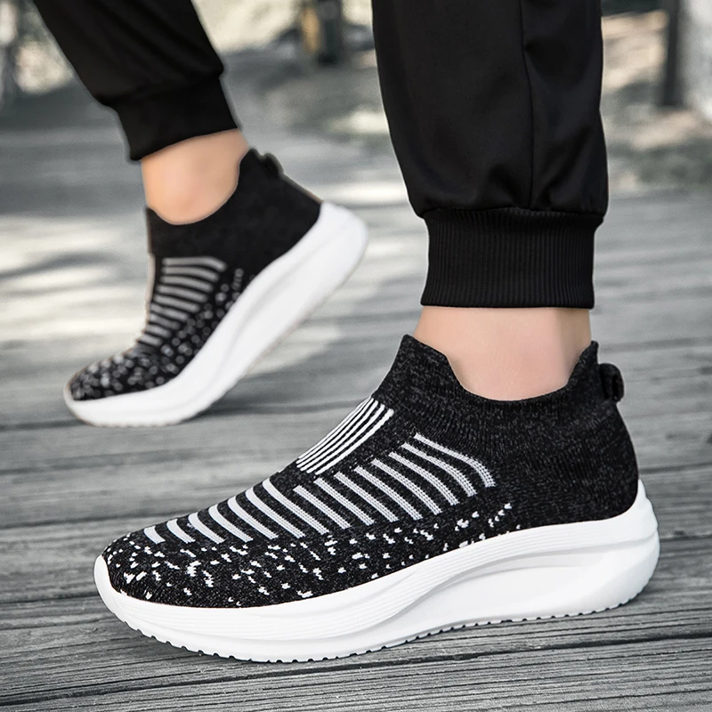 Walking Sneakers Sock Jogging Shoes Breathable Men's Sneakers Comfortable Running Shoes Tenis Outdoor Slip On Men Shoes
Walking Sneakers Sock Jogging Shoes Breathable Men's Sneakers Comfortable Running Shoes Tenis Outdoor Slip On Men Shoes