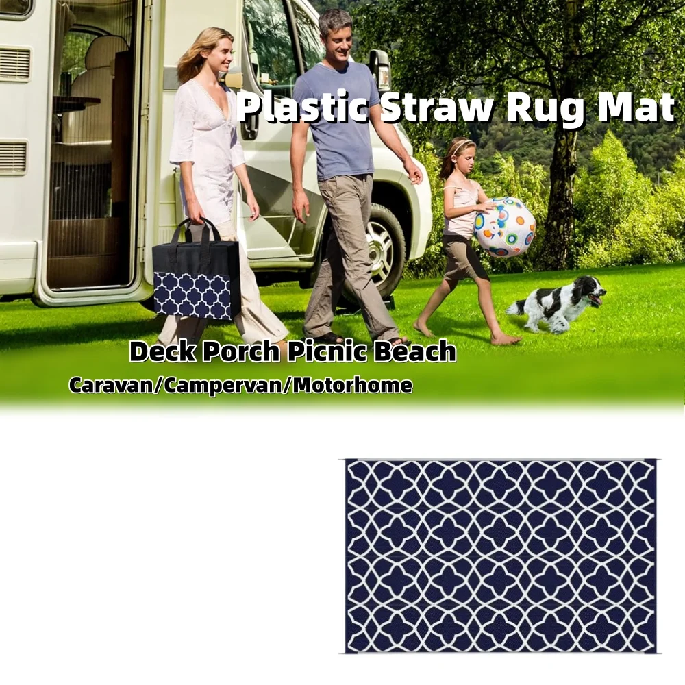 Campervan Outdoor Rug Foldable Waterproof Plastic Straw Rug Mat For Motorhome Deck Porch Picnic Beach Camping Accessories
Campervan Outdoor Rug Foldable Waterproof Plastic Straw Rug Mat For Motorhome Deck Porch Picnic Beach Camping Accessories