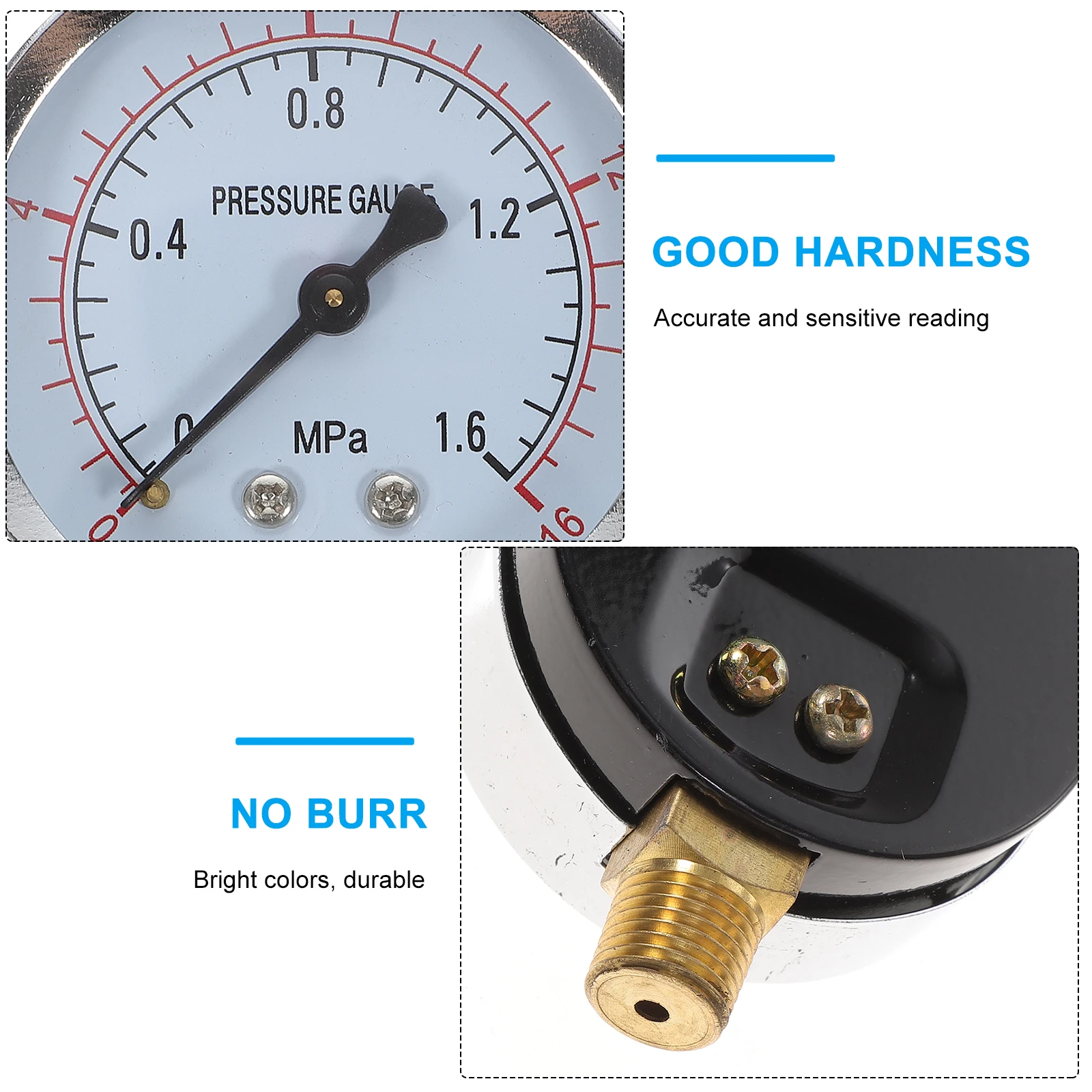 Stainless Steel Pressure Gauge 0-180Psi Corrosion Resistant Air Compressor Tool For Petroleum Machinery Industrial Use
Stainless Steel Pressure Gauge 0-180Psi Corrosion Resistant Air Compressor Tool For Petroleum Machinery Industrial Use