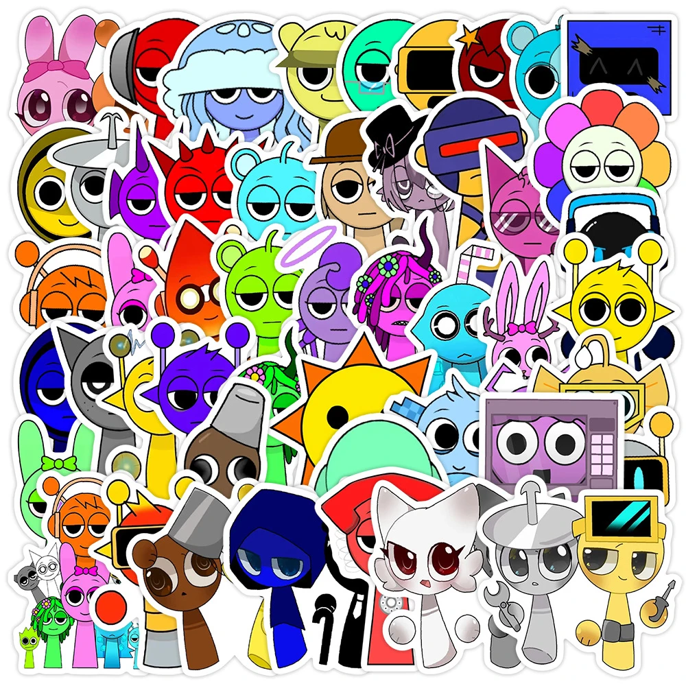 10/30/50pcs Cute Incredibox Sprunki Stickers Cartoon Music Game Sticker Water Bottle Notebook Phone Graffiti Decals for Kids Toy
10/30/50pcs Cute Incredibox Sprunki Stickers Cartoon Music Game Sticker Water Bottle Notebook Phone Graffiti Decals for Kids Toy