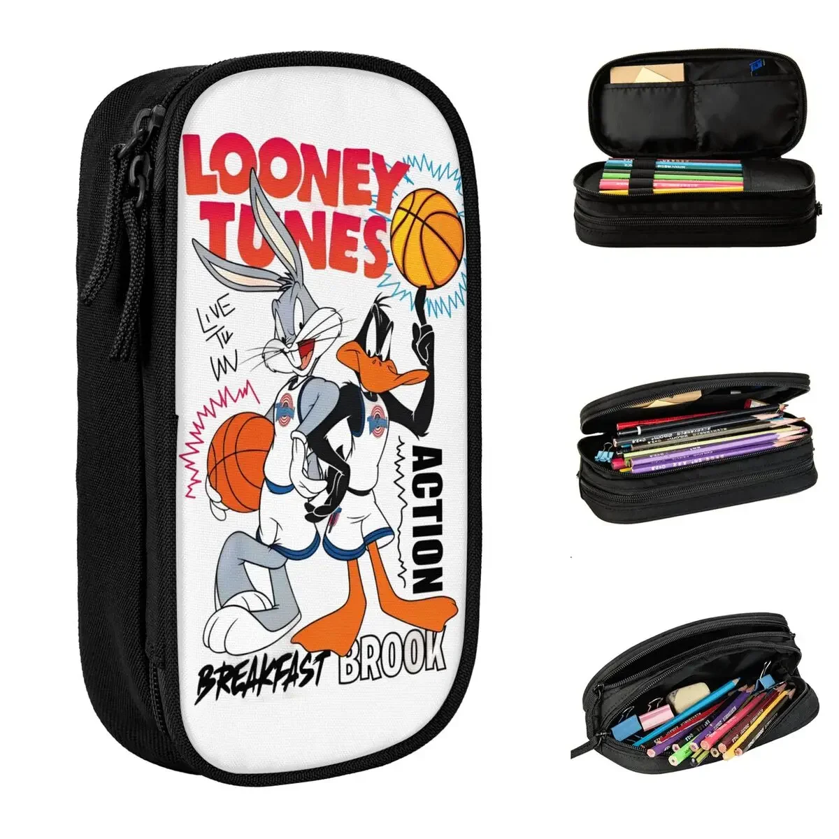 Space Jam Action Pencil Case Pencil Box Pen Box for Student Large Storage Bags School Supplies Gifts Stationery
Space Jam Action Pencil Case Pencil Box Pen Box for Student Large Storage Bags School Supplies Gifts Stationery