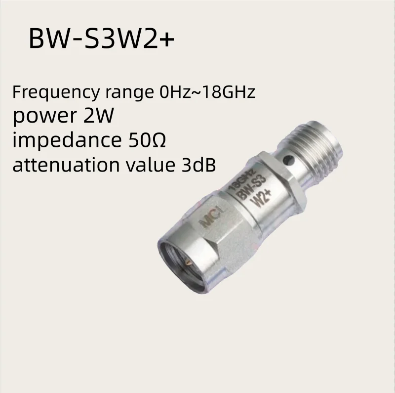 BW-S3W2+ Frequency range 0Hz~18GHz, power 2W, impedance 50Ω, attenuation value 3dB
BW-S3W2+ Frequency range 0Hz~18GHz, power 2W, impedance 50Ω, attenuation value 3dB