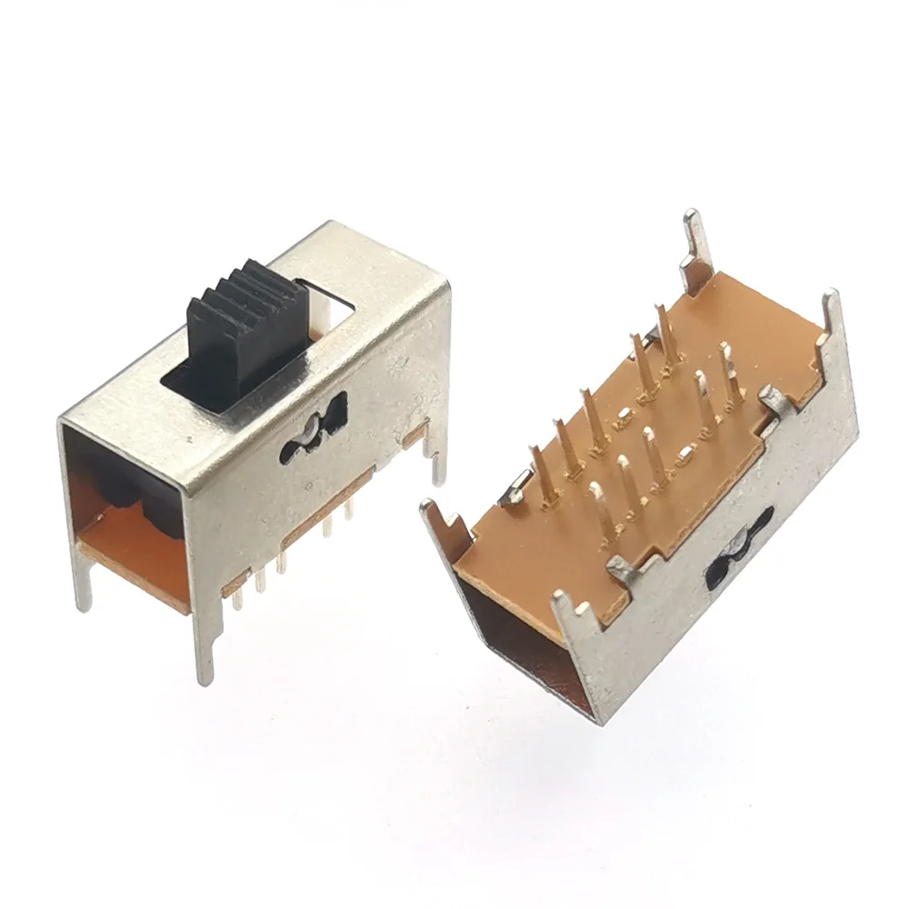 10PCS/Lot 2P4T Double Row in-line 10 pin 4-gear Toggle Switch Handle High 4mm Sliding Switch PCB Design Power Switch
10PCS/Lot 2P4T Double Row in-line 10 pin 4-gear Toggle Switch Handle High 4mm Sliding Switch PCB Design Power Switch
