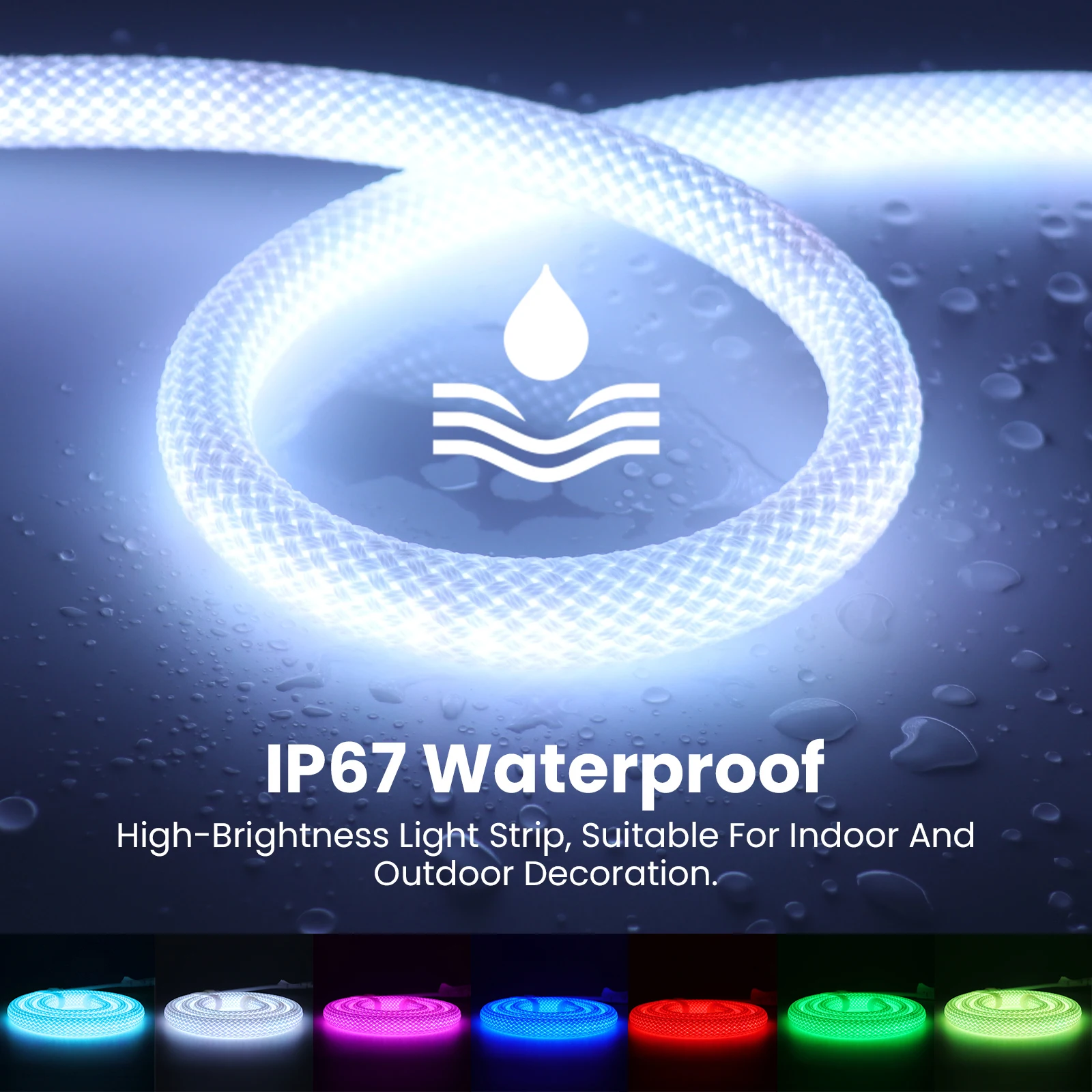 DC 24V RGB LED Neon Light Diameter 16MM 360 Degrees Lighting IP67 Waterproof 240Leds/M Flexible Silicon Tube
DC 24V RGB LED Neon Light Diameter 16MM 360 Degrees Lighting IP67 Waterproof 240Leds/M Flexible Silicon Tube