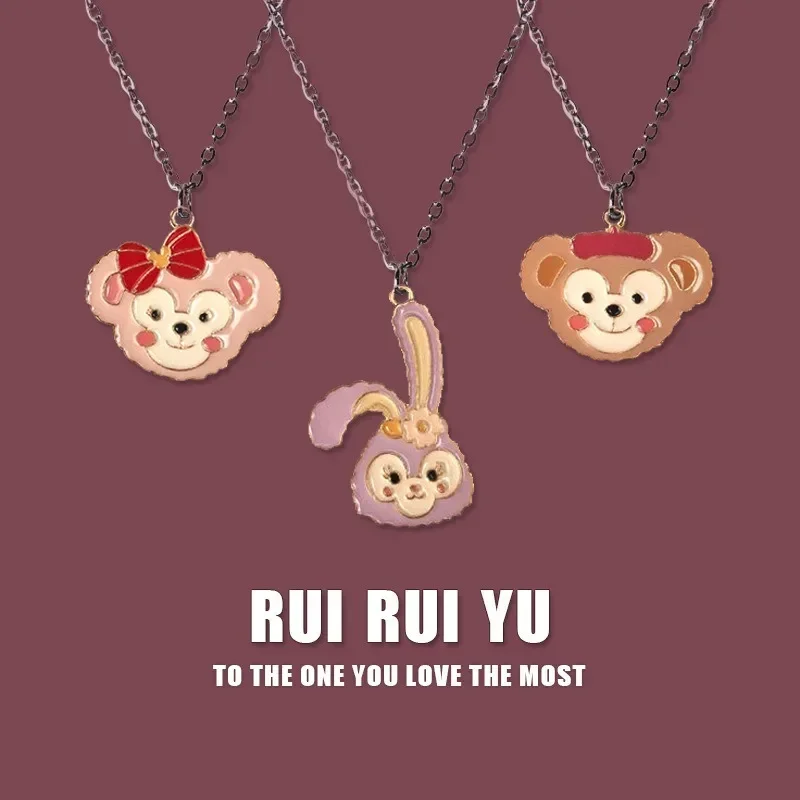 Disney StellaLou Necklace Anime Figures Cartoon Alloyed Necklaces Q Figural Anime Merchandise Decoration Children Birthday Gifts
Disney StellaLou Necklace Anime Figures Cartoon Alloyed Necklaces Q Figural Anime Merchandise Decoration Children Birthday Gifts