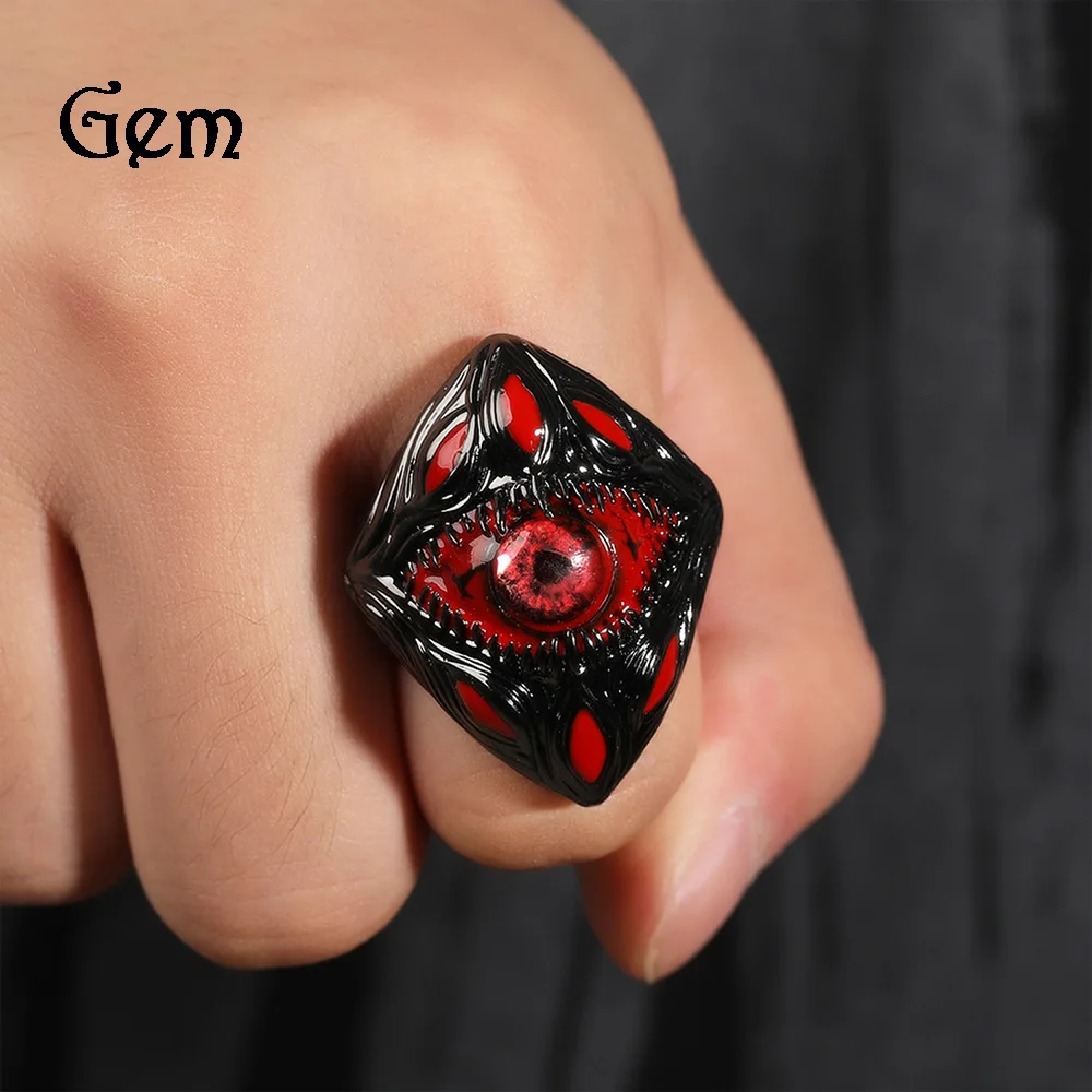 Niche costume design parasitic eye cool ring advanced trend men's index finger game show prop ring
Niche costume design parasitic eye cool ring advanced trend men's index finger game show prop ring