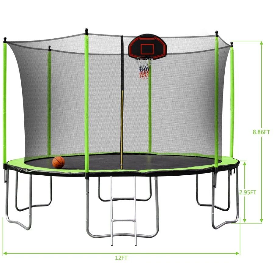 12ft green trampoline 2023 
12ft green trampoline 2023