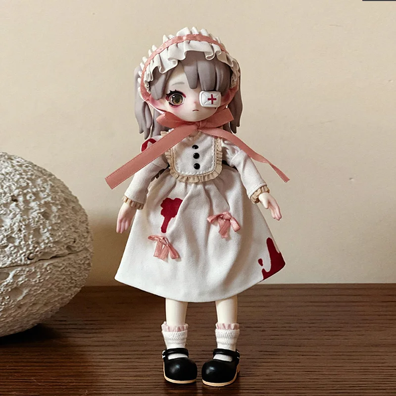 Nissa Bizarre Nightmare BJD Series Blind Box Articulated Doll 1/12 Display Figurine Trendy Toy Kawaii Action Anime Figurine Gift
Nissa Bizarre Nightmare BJD Series Blind Box Articulated Doll 1/12 Display Figurine Trendy Toy Kawaii Action Anime Figurine Gift