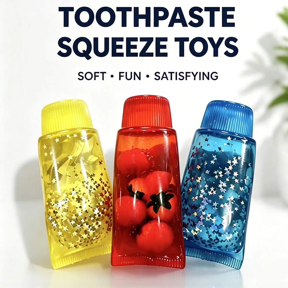 Shapeable Toothpaste Tube Squishy Squeeze Ball Non Bounce Jam Gel Filled ASMR Anti Stress Relief Desk Gadget Party Favor Gift
Shapeable Toothpaste Tube Squishy Squeeze Ball Non Bounce Jam Gel Filled ASMR Anti Stress Relief Desk Gadget Party Favor Gift
