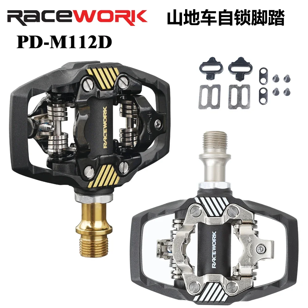 RACEWORK M8020 Pedal MTB Self-Locking Pedal For SPD System Mountain Bike Pedals With Cleat For Shimano
RACEWORK M8020 Pedal MTB Self-Locking Pedal For SPD System Mountain Bike Pedals With Cleat For Shimano