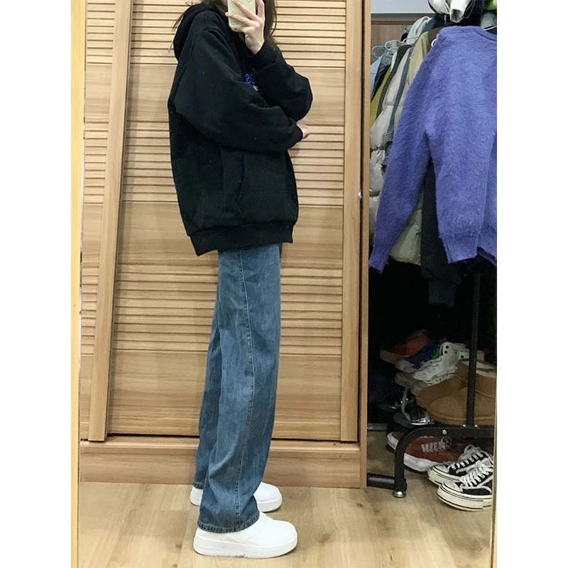 Deep Blue American Vibe Men's Jeans High Waist Straight Leg Slim Fit Spring Autumn Faionable Casual Denim Pants
Deep Blue American Vibe Men's Jeans High Waist Straight Leg Slim Fit Spring Autumn Faionable Casual Denim Pants