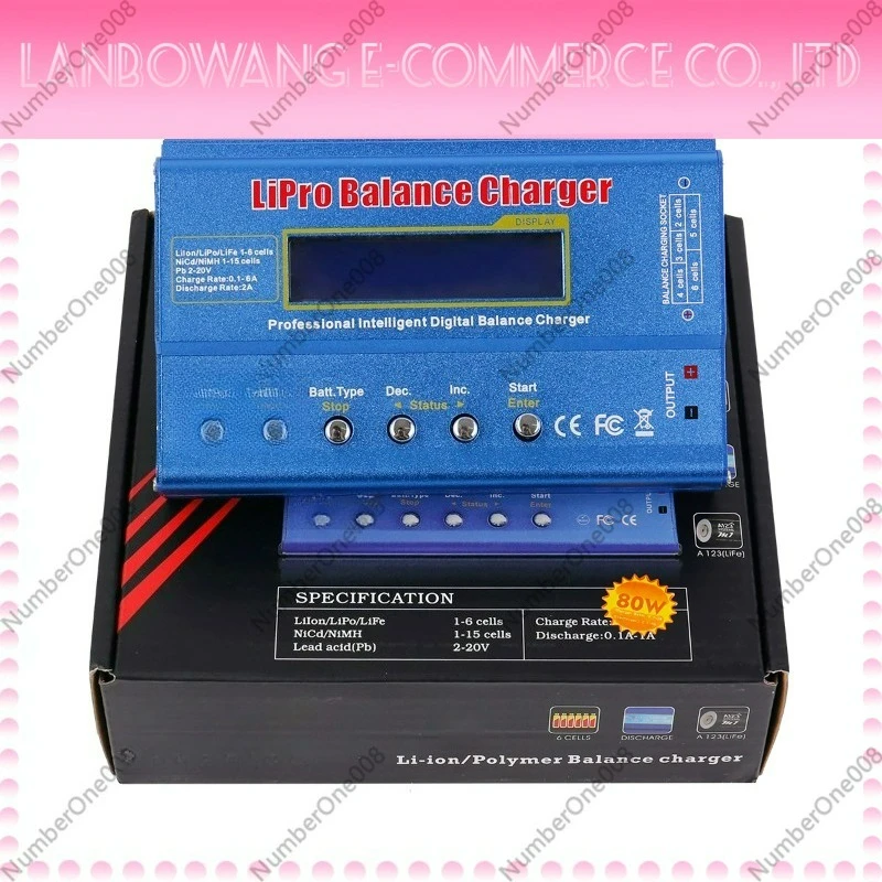 80W B6 RC Balance Charger for LiPo Battery with Parallel Board Charging Cable Set for Aircraft
80W B6 RC Balance Charger for LiPo Battery with Parallel Board Charging Cable Set for Aircraft