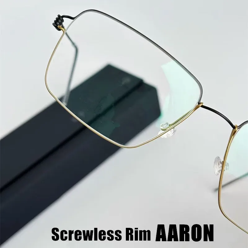 Denmark Brand Screwless Titanium Glasses Frame Women Retro Square Ultralight Eyeglasses Rim AARON Men Desginer Spectacles Frames
Denmark Brand Screwless Titanium Glasses Frame Women Retro Square Ultralight Eyeglasses Rim AARON Men Desginer Spectacles Frames