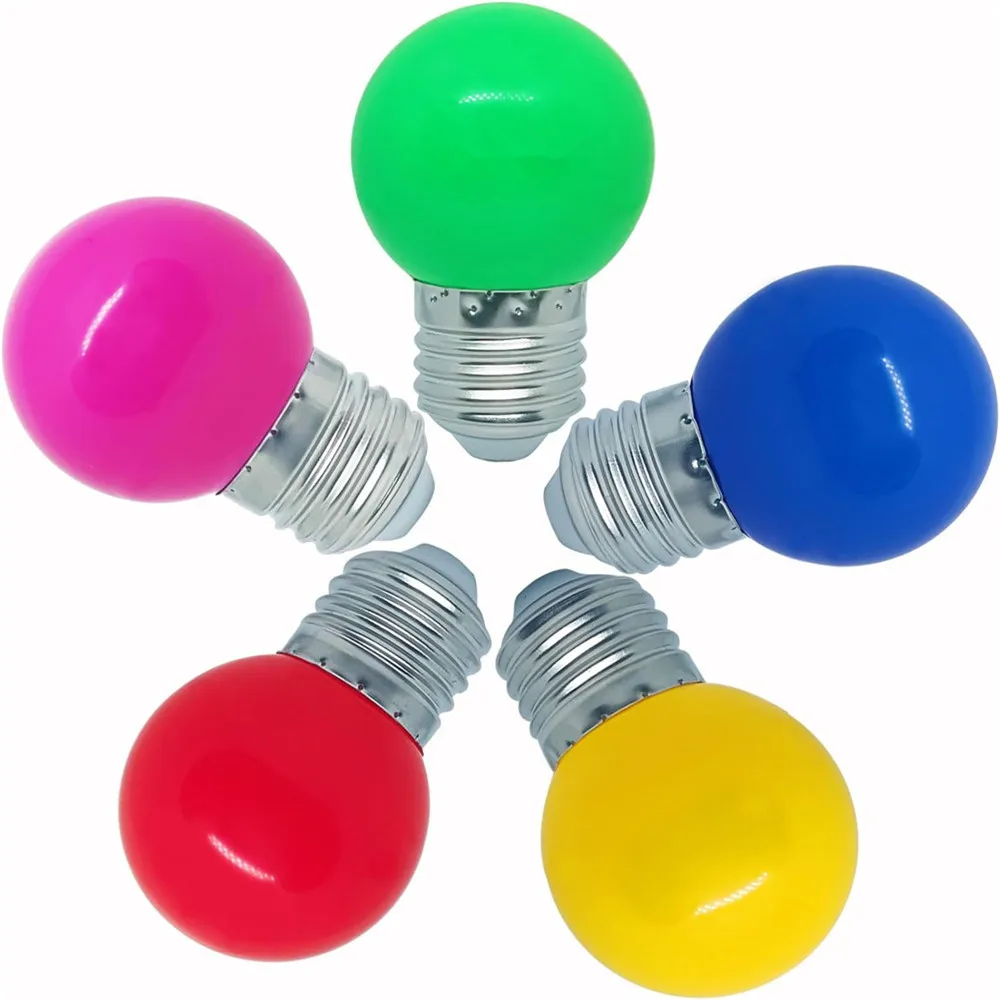 LED Colored Light Bulbs, E27 Small Light Bulb, G45 3W LED Bulb for Bedroom Party Cafe Bar Mood Decoration Outdoor Decor
LED Colored Light Bulbs, E27 Small Light Bulb, G45 3W LED Bulb for Bedroom Party Cafe Bar Mood Decoration Outdoor Decor