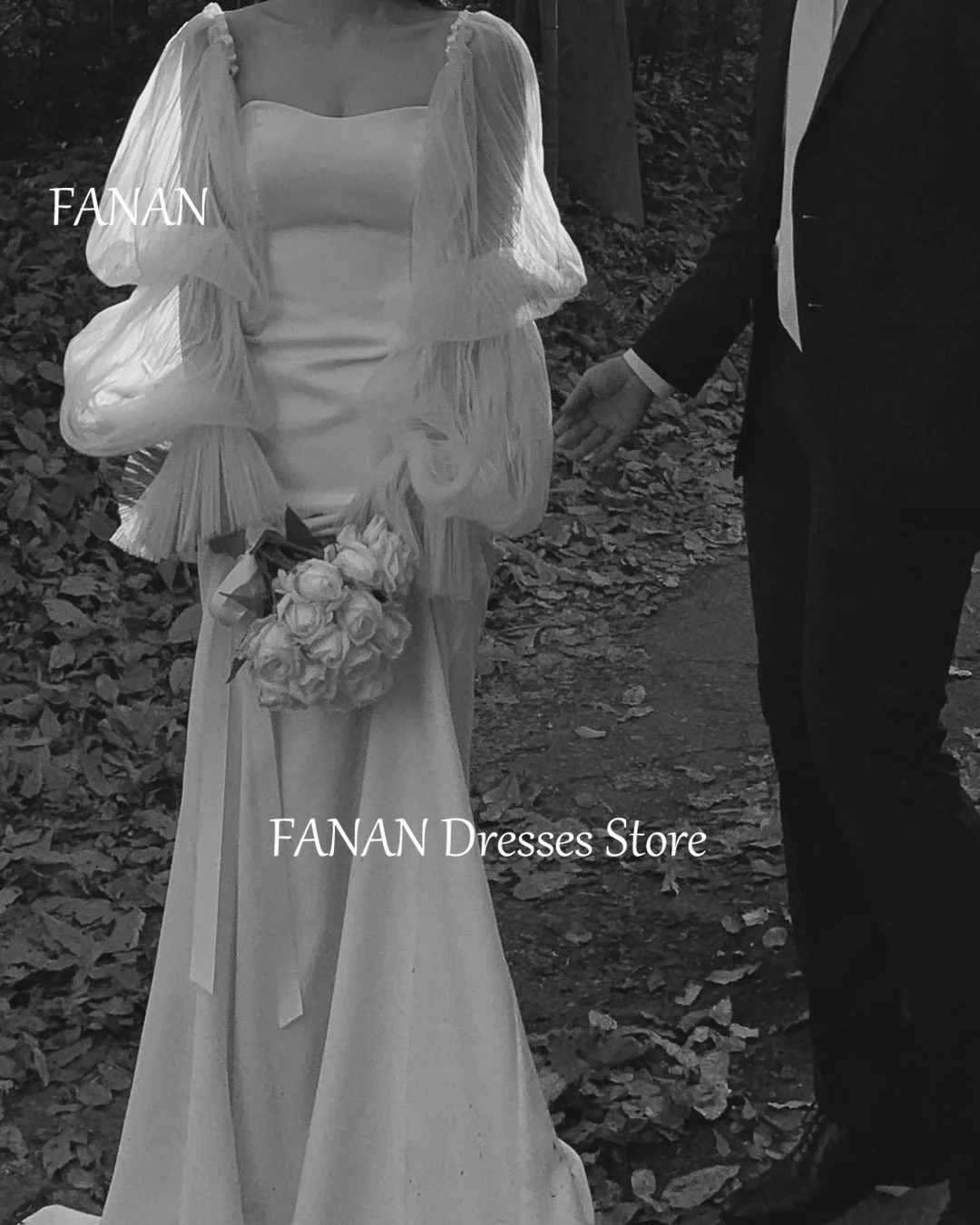 FANAN Sweetheart Korea Wedding Dresses Puff Sleeves 웨딩드레스 Sexy Ivory Satin Mermaid Elegant Custom Made Bride Gowns Plus Size
FANAN Sweetheart Korea Wedding Dresses Puff Sleeves 웨딩드레스 Sexy Ivory Satin Mermaid Elegant Custom Made Bride Gowns Plus Size