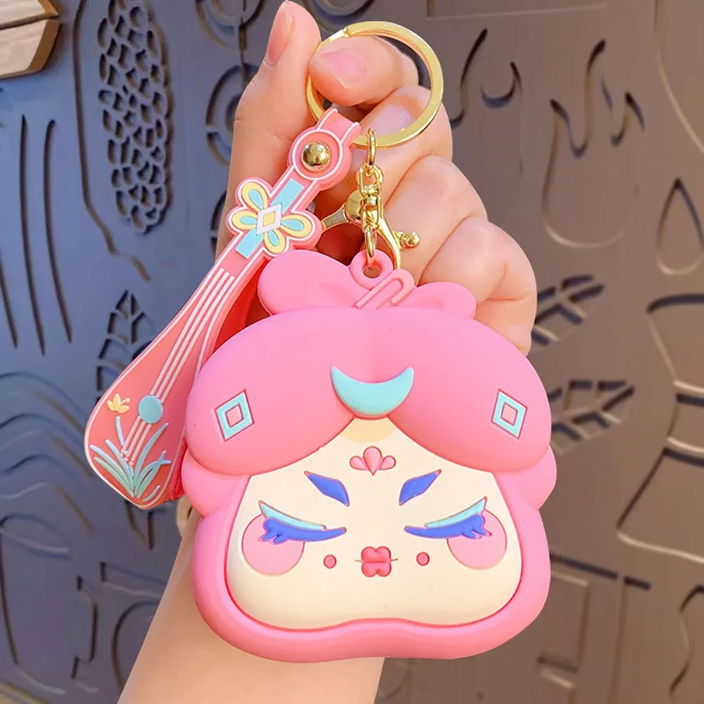 Cartoon Hanfu Girls Coin Purse Wallet Chinese Style Zipper Tang Dynasty Keychain Bag Pendant Coin Pouch Silicone Earphone Bag
Cartoon Hanfu Girls Coin Purse Wallet Chinese Style Zipper Tang Dynasty Keychain Bag Pendant Coin Pouch Silicone Earphone Bag