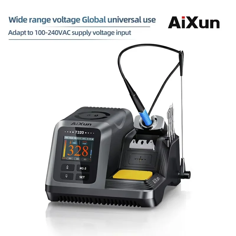 AIXUN T320 200W Soldering Station T245 C210 Handle Tip - 2S Quick Heating Mobile Phone Repair Welding Machine with Solder Paste
AIXUN T320 200W Soldering Station T245 C210 Handle Tip - 2S Quick Heating Mobile Phone Repair Welding Machine with Solder Paste