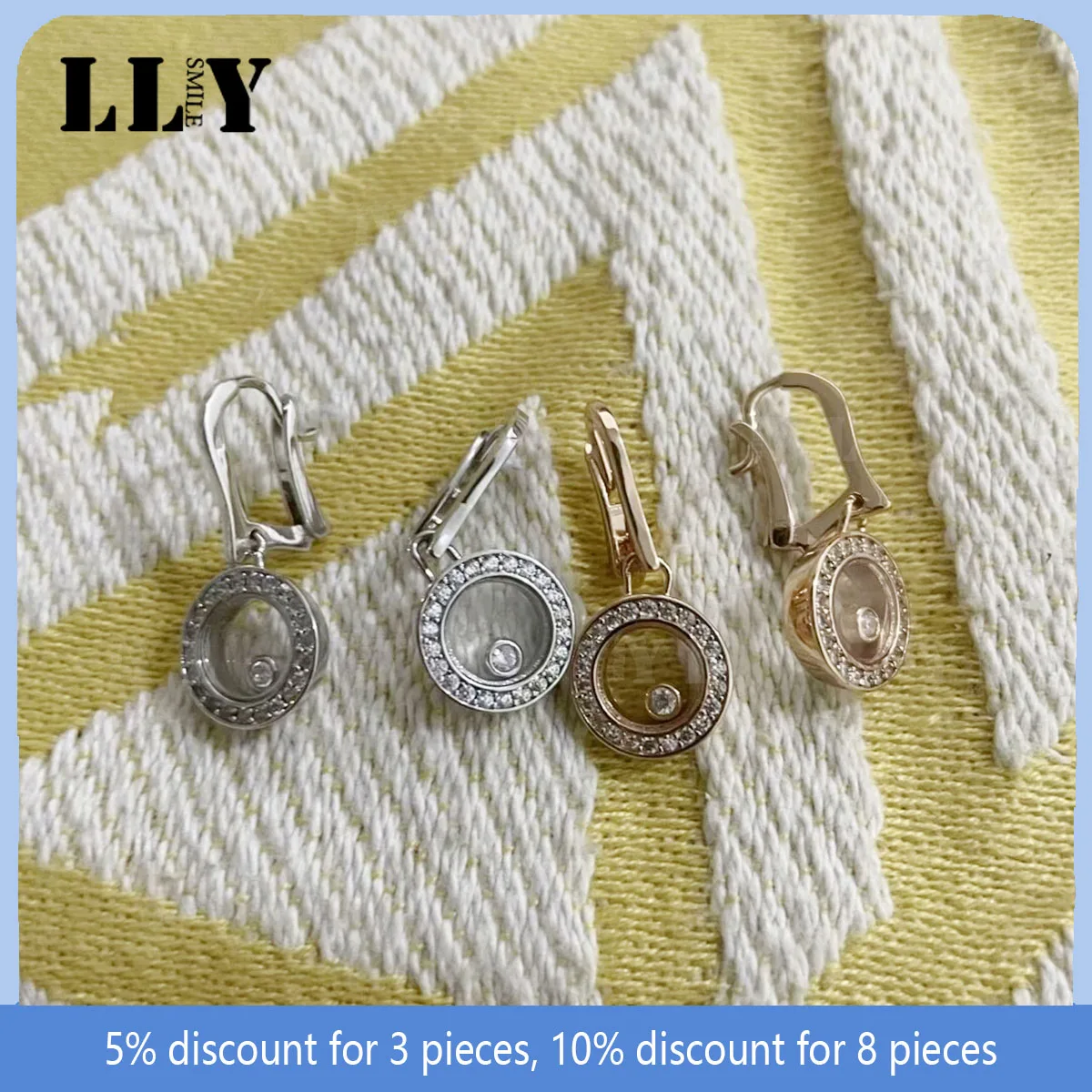 2024 Fashionable Charm and Elegance Mobile Diamond Earrings Banquet Women's Jewelry
2024 Fashionable Charm and Elegance Mobile Diamond Earrings Banquet Women's Jewelry