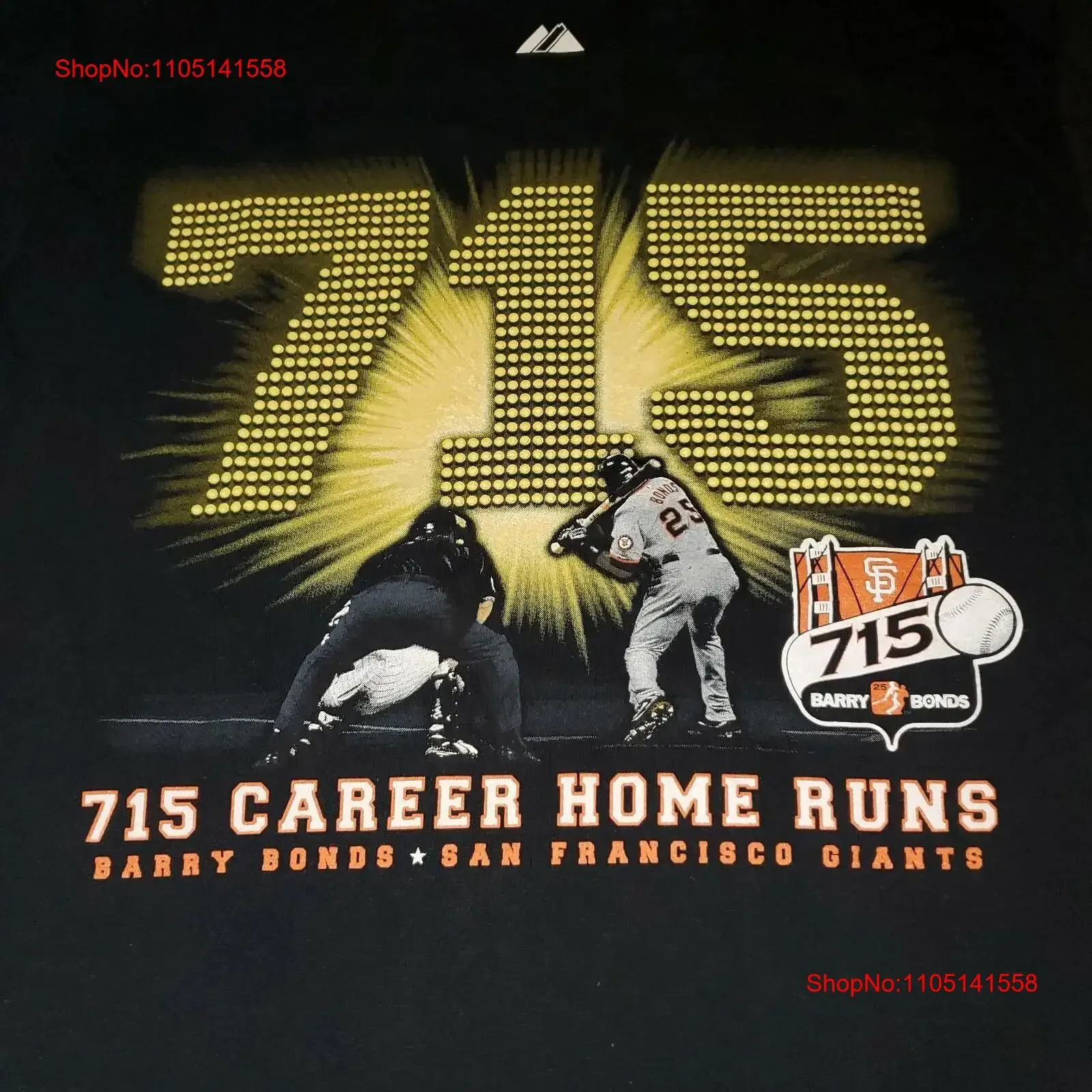 Размер VTG, средняя мужская футболка Barry Bonds 2005, 715 Home Runs SF Giants, винтажная стираная мужская слегка уличная одежда, повседневная растягивающаяся
Размер VTG, средняя мужская футболка Barry Bonds 2005, 715 Home Runs SF Giants, винтажная стираная мужская слегка уличная одежда, повседневная растягивающаяся