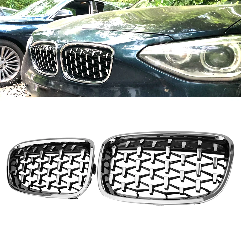 Diamond Car Front Bumper Kidney Chrome Grille Grilles Racing Grilsl For BMW 1 Series F20 F21 2011-2014 Accessories Replacement
Diamond Car Front Bumper Kidney Chrome Grille Grilles Racing Grilsl For BMW 1 Series F20 F21 2011-2014 Accessories Replacement