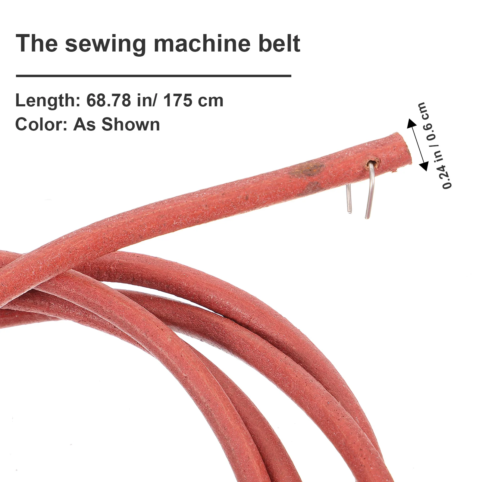 Sewing Machine Belt With Metal Hook For Treadle Stitching Craft Motor Embroidery Winding Strap Parts Supplies
Sewing Machine Belt With Metal Hook For Treadle Stitching Craft Motor Embroidery Winding Strap Parts Supplies