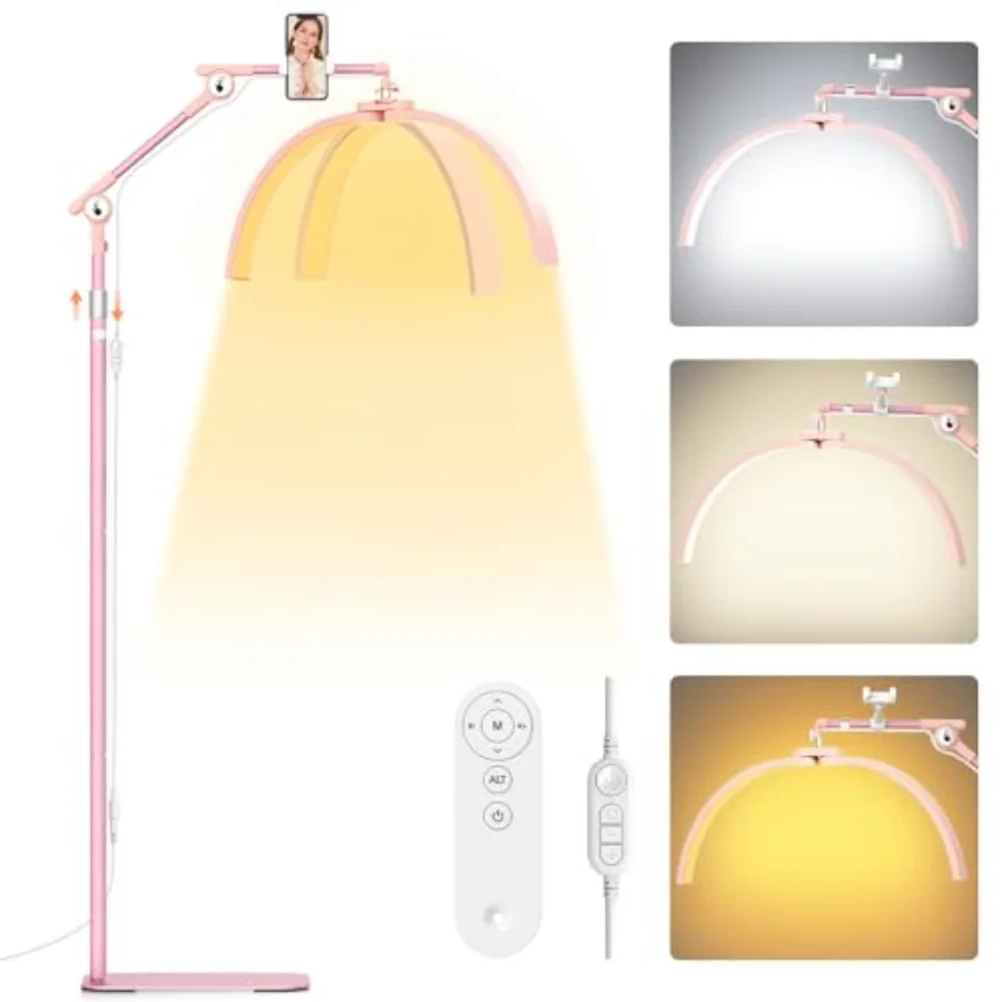 Half Moon Lash Lighting: LED Lash Lamp for Eyelash - 2nd Adjustable Brightness Warm to Cool Esthetician Light for Lash Artist T
Half Moon Lash Lighting: LED Lash Lamp for Eyelash - 2nd Adjustable Brightness Warm to Cool Esthetician Light for Lash Artist T