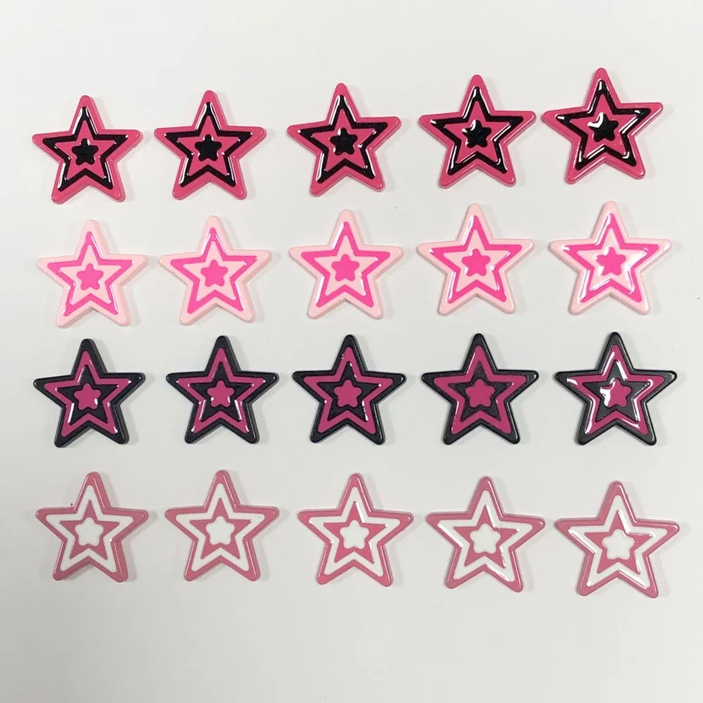Bulk Supply 20Pcs Kawaii Double Spelling Color Pentagram Star Decor Art Charms Ornament Stationery Junk Phone Case Accessories
Bulk Supply 20Pcs Kawaii Double Spelling Color Pentagram Star Decor Art Charms Ornament Stationery Junk Phone Case Accessories