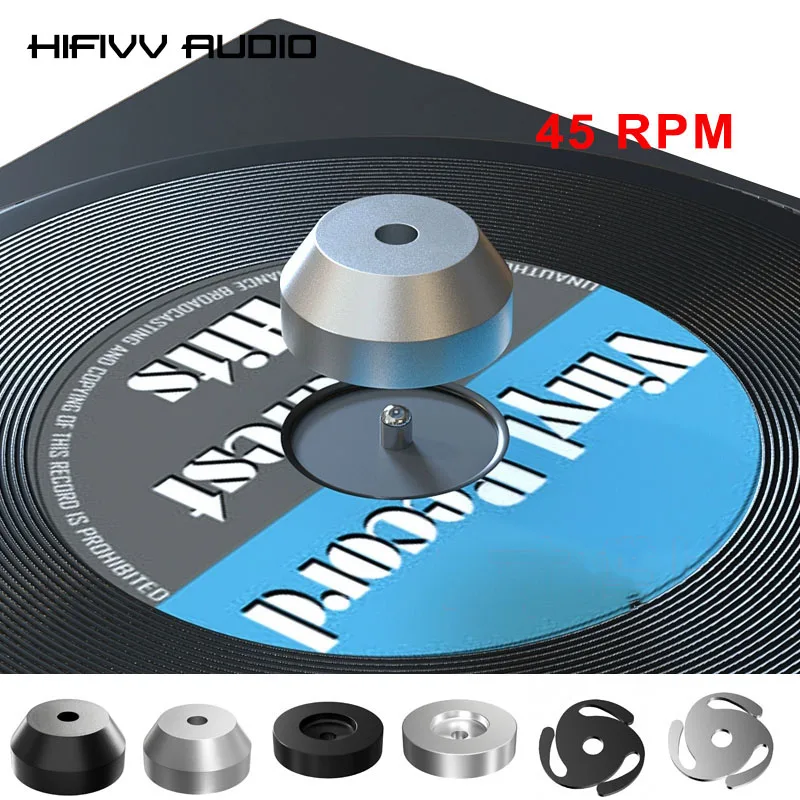 1 Pcs Aluminum 45 RPM Turntable Stabilizers Adapter 7 inch EP Record Turntable Phonograph Vinyl Record Center Attachment Weight
1 Pcs Aluminum 45 RPM Turntable Stabilizers Adapter 7 inch EP Record Turntable Phonograph Vinyl Record Center Attachment Weight