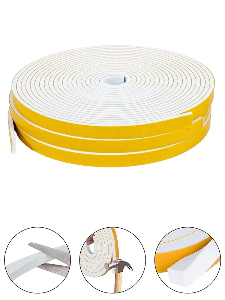 2/4/5m Self-adhesive Weatherstrip Door House Rubber Strip Foam Door Seal Window Sealing Strip Under Door Window Anti Cold
2/4/5m Self-adhesive Weatherstrip Door House Rubber Strip Foam Door Seal Window Sealing Strip Under Door Window Anti Cold