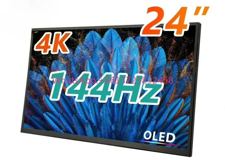 24 Inch 144Hz OLED 100% NTSC 3840x2160 IPS Screen Portable Monitor For Laptop 4K Gaming Monitor