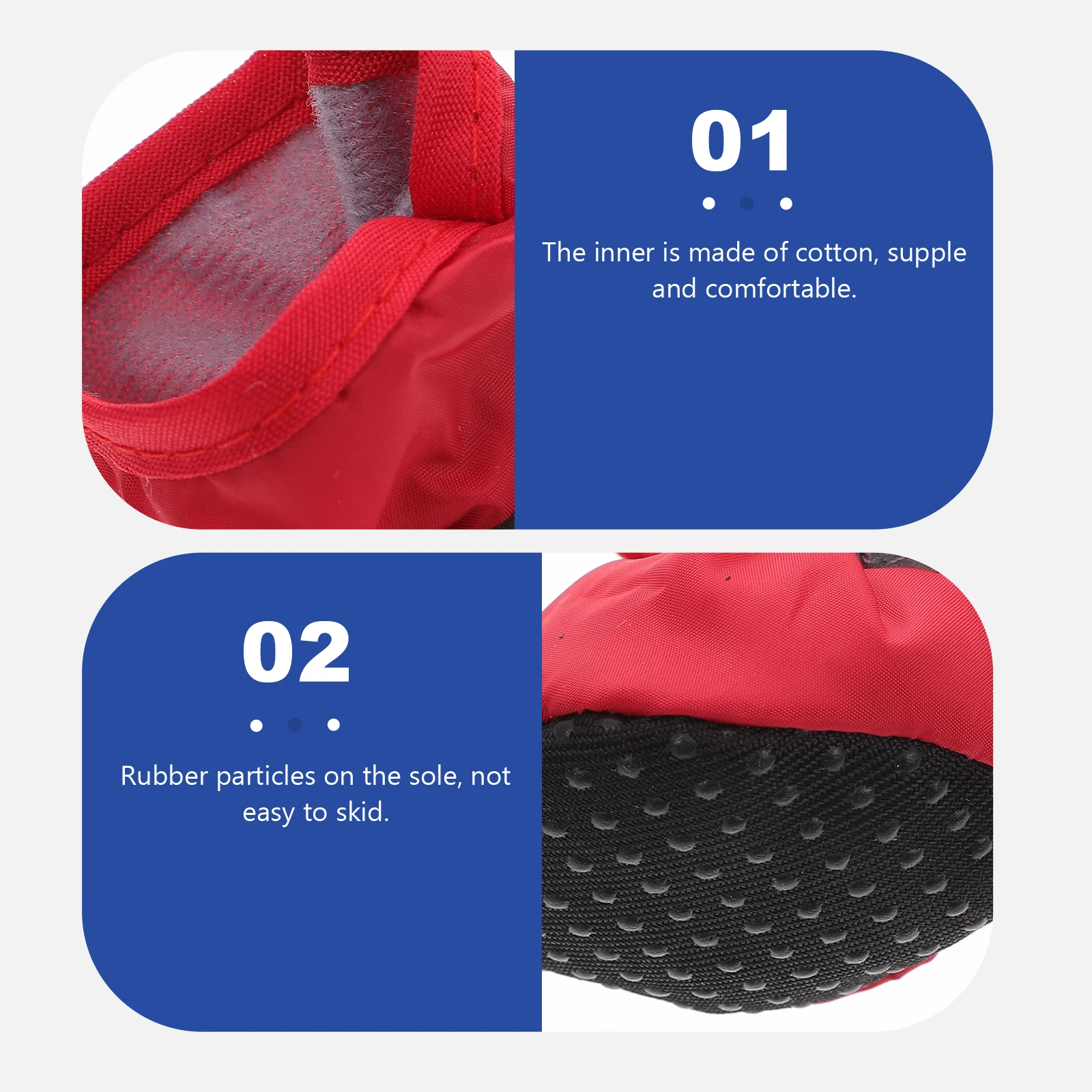 3 Sets Dog Rain Boots Pet Shoes for Dogs Small Anti-slip Nylon Cloth Booties Outdoor
3 Sets Dog Rain Boots Pet Shoes for Dogs Small Anti-slip Nylon Cloth Booties Outdoor