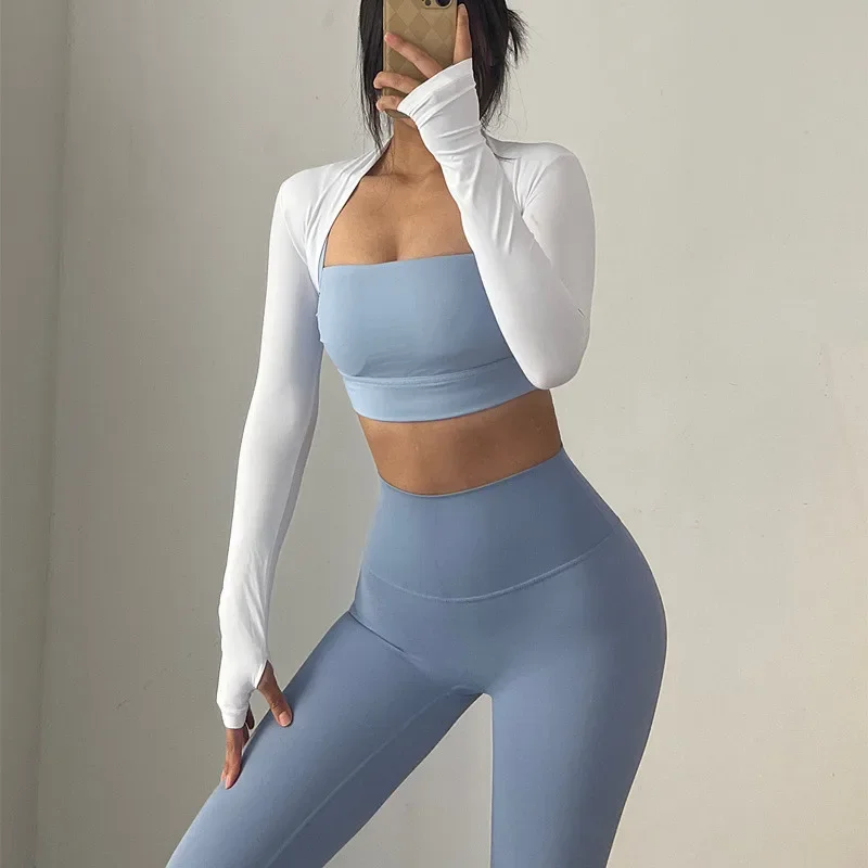 Балетная шаль для танцев, женские рубашки с длинным рукавом для йоги, кроп-топ для фитнеса, облегающее спортивное пальто для бега, быстросохнущая одежда для тренировок 
Балетная шаль для танцев, женские рубашки с длинным рукавом для йоги, кроп-топ для фитнеса, облегающее спортивное пальто для бега, быстросохнущая одежда для тренировок