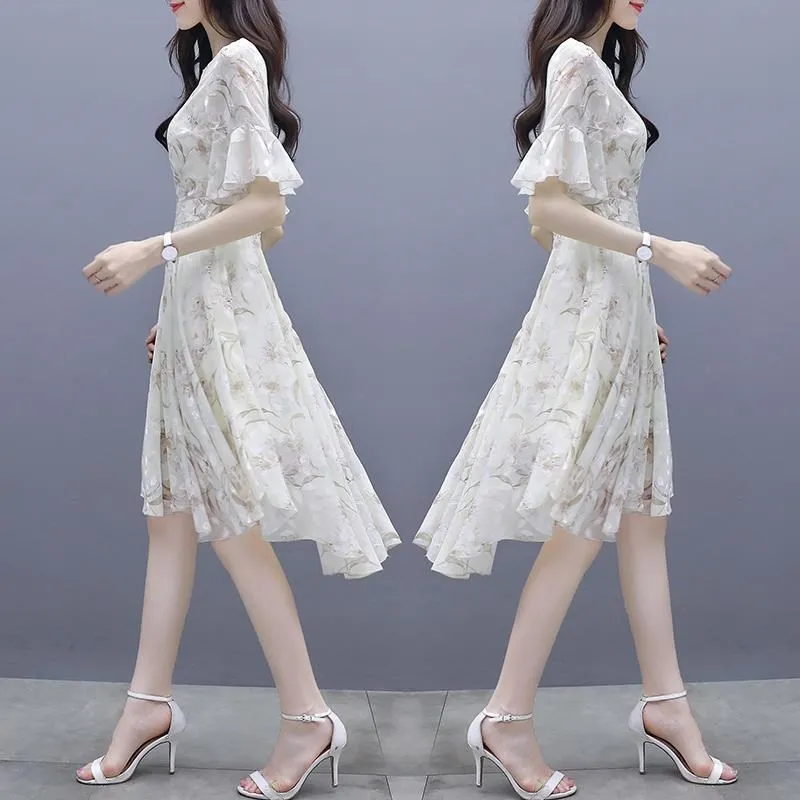 summer floral dresses for women 2024 new in Printed korean style clothes fashion elegant party midi Chiffon dress cheap casual
summer floral dresses for women 2024 new in Printed korean style clothes fashion elegant party midi Chiffon dress cheap casual