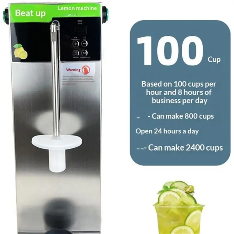 Bubble Tea Shop Commercial Multi Functions Lemon Hammering Juicing Machine Juice Beating Extraction Machine Ice Mashing Machine
Bubble Tea Shop Commercial Multi Functions Lemon Hammering Juicing Machine Juice Beating Extraction Machine Ice Mashing Machine