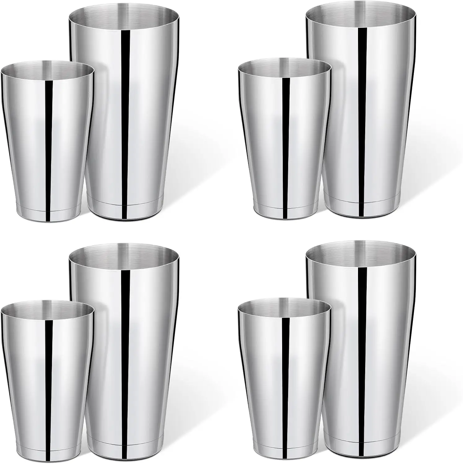 8 Pcs Cocktail Shaker Set Boston Shaker Professional Bartender Kit Stainless Steel Drink Mixer 18oz & 28oz Tins for Beginners
8 Pcs Cocktail Shaker Set Boston Shaker Professional Bartender Kit Stainless Steel Drink Mixer 18oz & 28oz Tins for Beginners