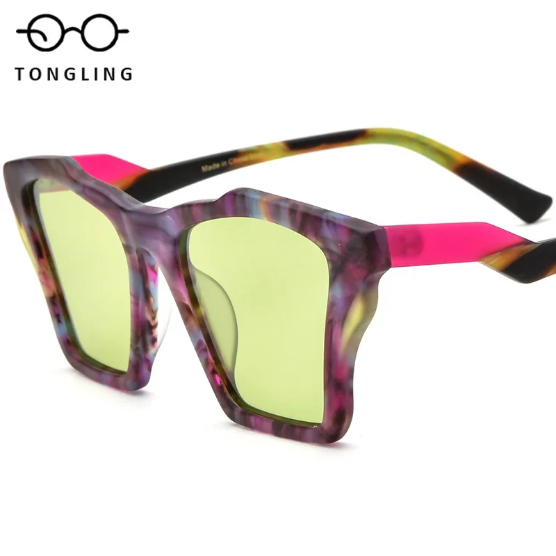 Funny new color matching acetate cat eye personalized polarized driving sunglasses for men and women can be prescription lenses
Funny new color matching acetate cat eye personalized polarized driving sunglasses for men and women can be prescription lenses