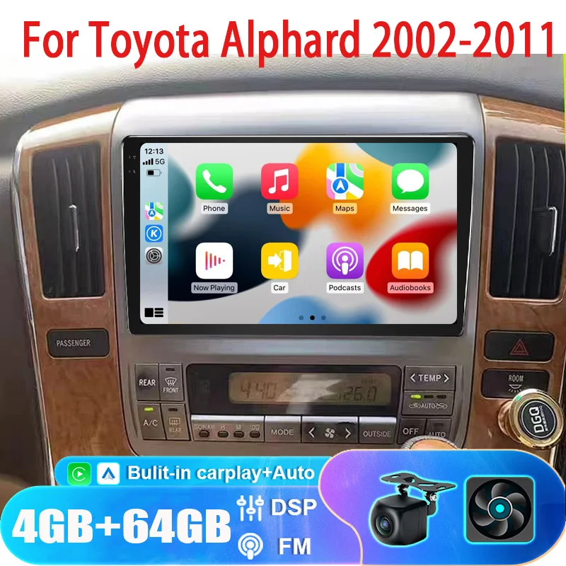 9“ 6+128GB Android13 For Toyota Alphard 2002-2011 Car Radio QLED Multimedia Video Player GPS Navigation CarPlay No 2 Din Stereo
9“ 6+128GB Android13 For Toyota Alphard 2002-2011 Car Radio QLED Multimedia Video Player GPS Navigation CarPlay No 2 Din Stereo