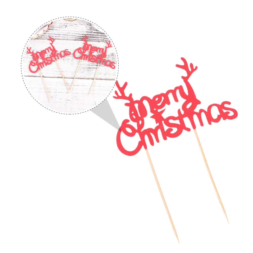 24pcs Christmas Reindeer Antler Picks Paper Cake Toppers Party Supplies Food Decorations for Kids Birthday Celebrations
24pcs Christmas Reindeer Antler Picks Paper Cake Toppers Party Supplies Food Decorations for Kids Birthday Celebrations